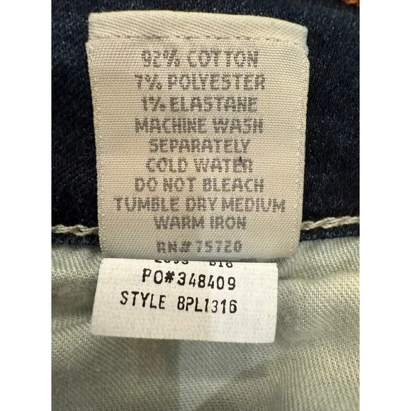 Buckle BKE Denim Scarlett Size 29R Bootcut Stretch Dark Wash Jeans‎ - Picture 9 of 11